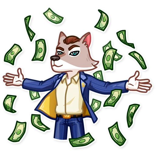 😏 Стикер «The Wolf of Wall Street» для Telegram