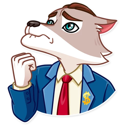 😢 Стикер «The Wolf of Wall Street» для Telegram