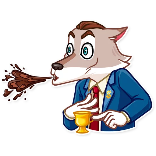 😱 Стикер «The Wolf of Wall Street» для Telegram