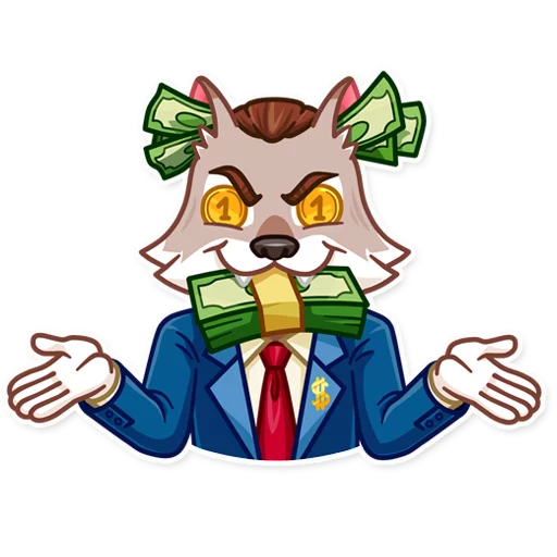 🙈 Стикер «The Wolf of Wall Street» для Telegram