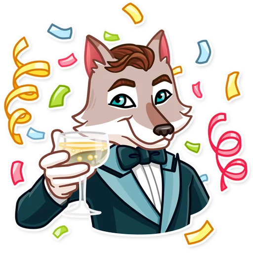 🎉 Стикер «The Wolf of Wall Street» для Telegram