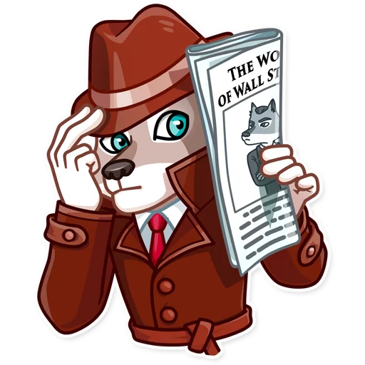 👀 Стикер «The Wolf of Wall Street» для Telegram