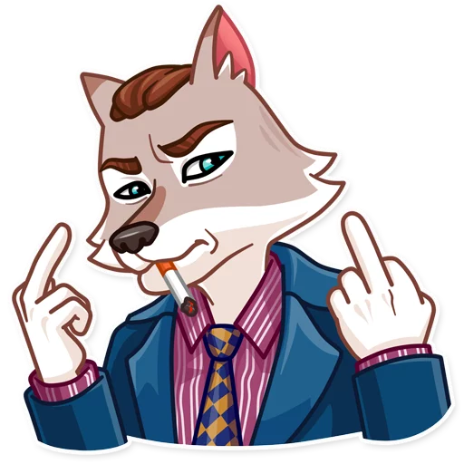 🖕 Стикер «The Wolf of Wall Street» для Telegram