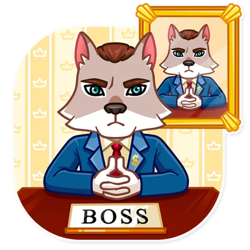 😐 Стикер «The Wolf of Wall Street» для Telegram