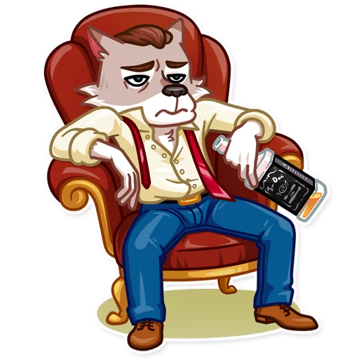 😞 Стикер «The Wolf of Wall Street» для Telegram