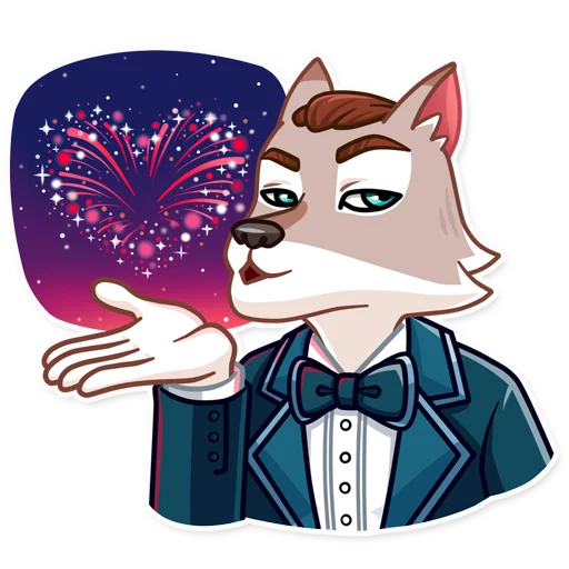 😘 Стикер «The Wolf of Wall Street» для Telegram