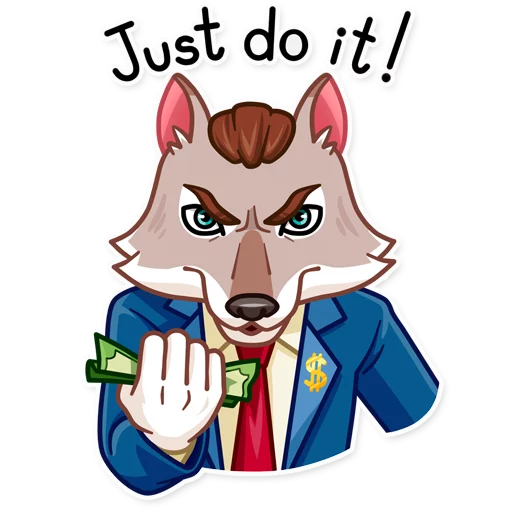😤 Стикер «The Wolf of Wall Street» для Telegram