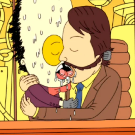 🌹 Стикер «THE WARDEN / Superjail / Супертюрьма» для Telegram
