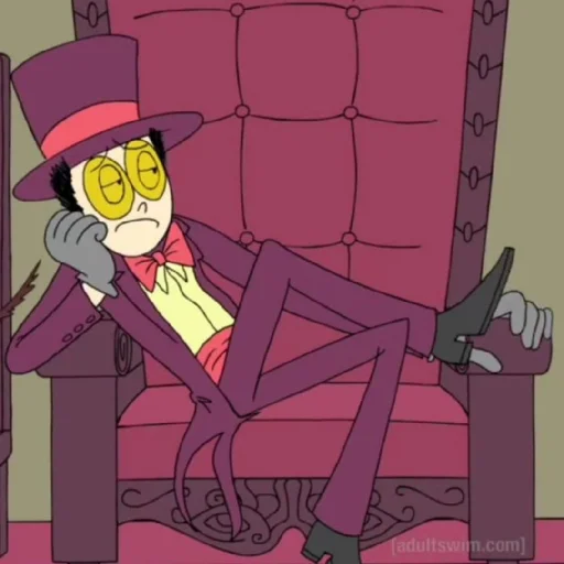 🌹 Стикер «THE WARDEN / Superjail / Супертюрьма» для Telegram