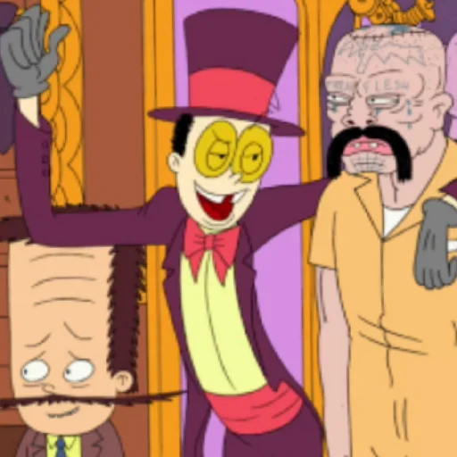 🌹 Стикер «THE WARDEN / Superjail / Супертюрьма» для Telegram