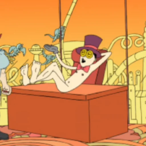 🌹 Стикер «THE WARDEN / Superjail / Супертюрьма» для Telegram