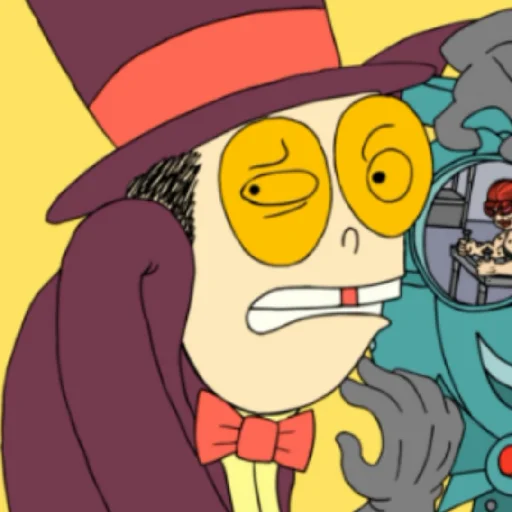 🌹 Стикер «THE WARDEN / Superjail / Супертюрьма» для Telegram