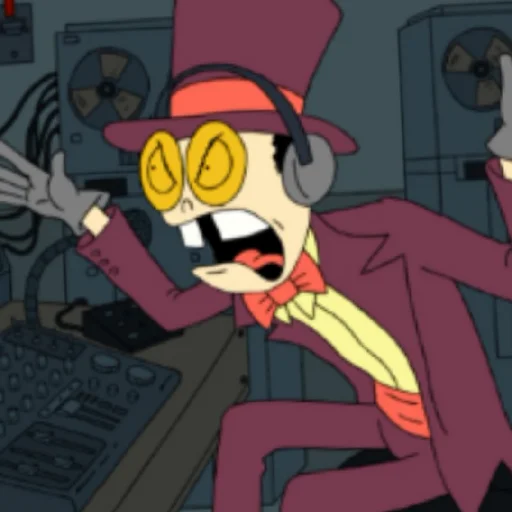 🌹 Стикер «THE WARDEN / Superjail / Супертюрьма» для Telegram