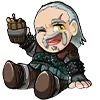 Стикер 51 Набор эмоджи по игре «The Witcher 3 Ведьмак 3 Дикая Охота»
