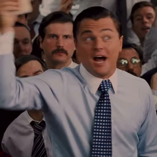 Стикерпак The Wolf of Wall Street для Telegram