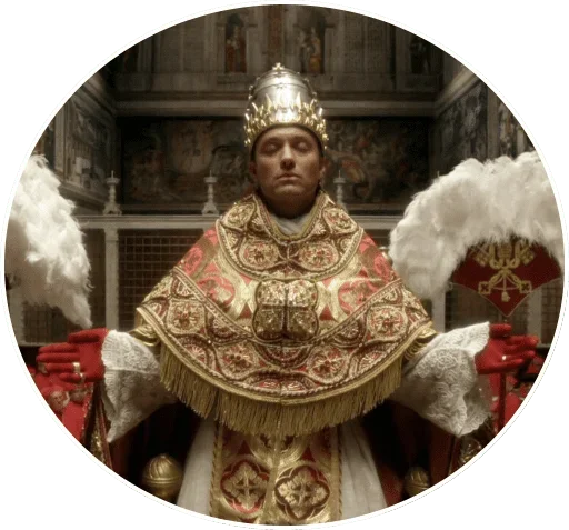 😊 Стикер «The Young Pope» для Telegram