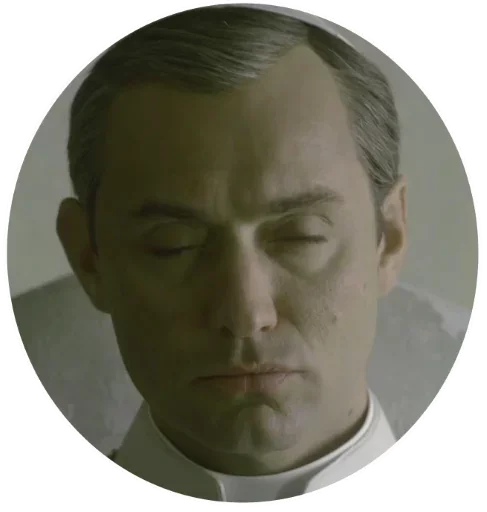 😄 Стикер «The Young Pope» для Telegram