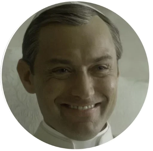 😄 Стикер «The Young Pope» для Telegram
