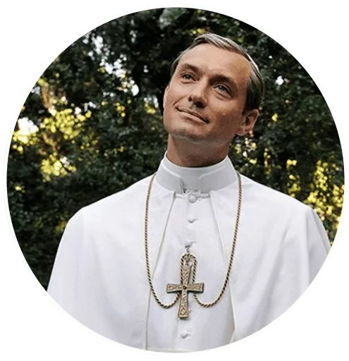 🤪 Стикер «The Young Pope» для Telegram