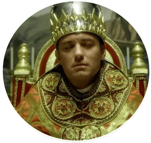 😋 Стикер «The Young Pope» для Telegram