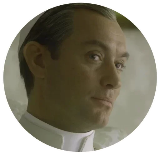 😀 Стикер «The Young Pope» для Telegram