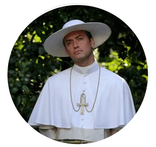 🤪 Стикер «The Young Pope» для Telegram