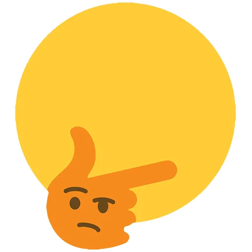 🤔 Стикер «🤔» для Telegram