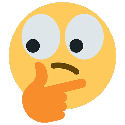 🤔 Стикер «🤔» для Telegram
