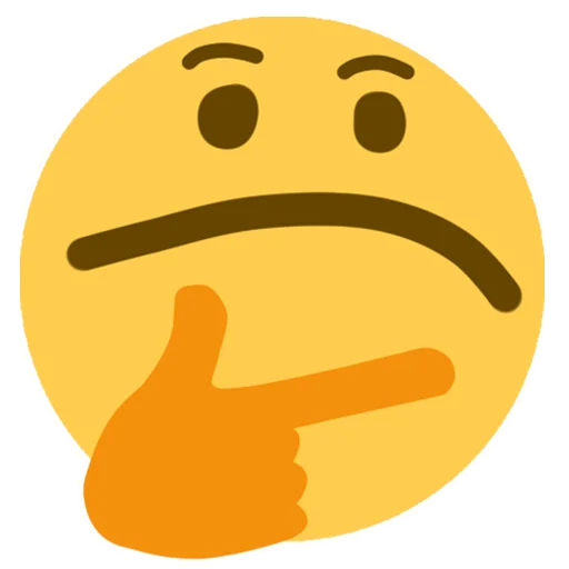 🤔 Стикер «🤔» для Telegram