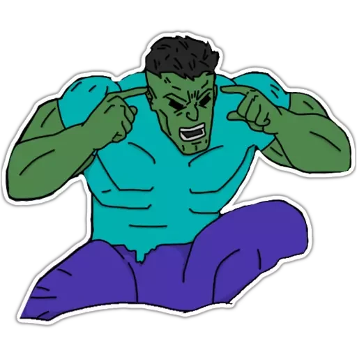 🧟 Стикер «Think!» для Telegram