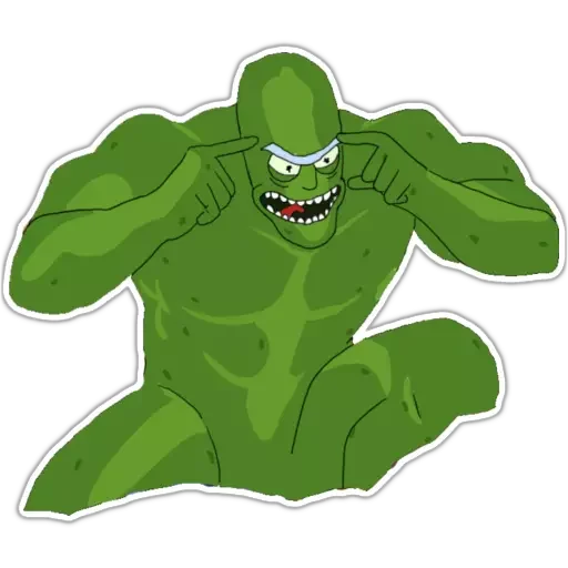 🥒 Стикер «Think!» для Telegram