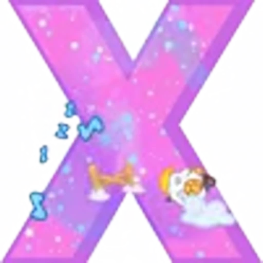 🤩 Эмодзи «Розовые анимированные буквы, только английские» для Telegram