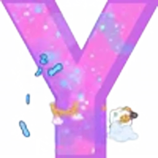🤩 Эмодзи «Розовые анимированные буквы, только английские» для Telegram
