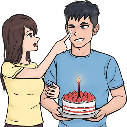 🧁 Стикер «Это пара» для Telegram