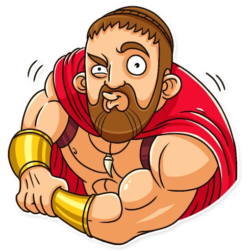 💪 Стикер «This is Sparta!» для Telegram