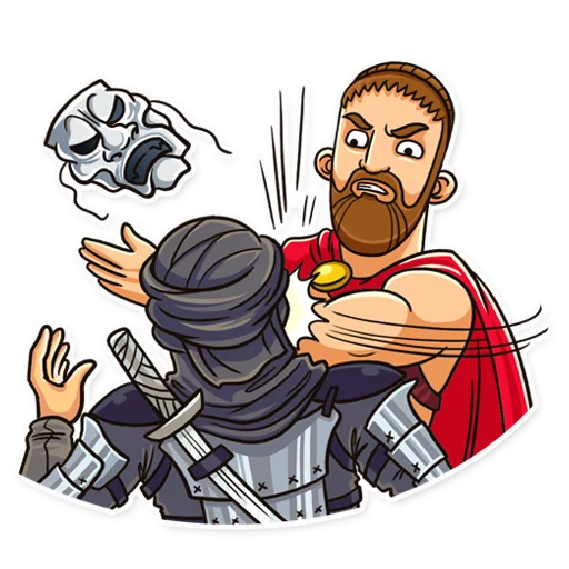 👊 Стикер «This is Sparta!» для Telegram