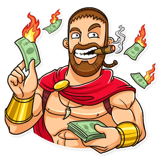 🤑 Стикер «This is Sparta!» для Telegram