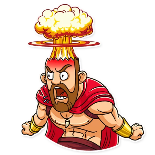 🗣 Стикер «This is Sparta!» для Telegram