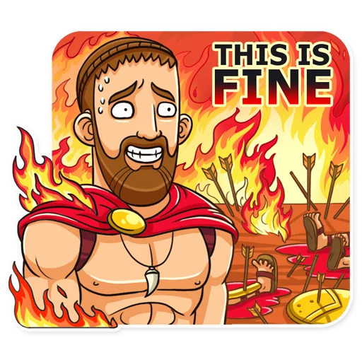 🔥 Стикер «This is Sparta!» для Telegram