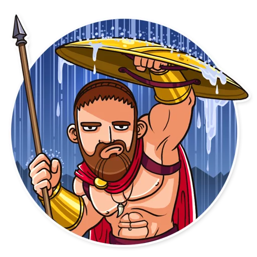 ☔ Стикер «This is Sparta!» для Telegram