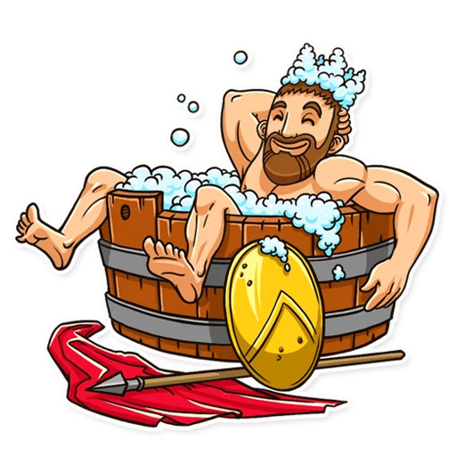 🛁 Стикер «This is Sparta!» для Telegram