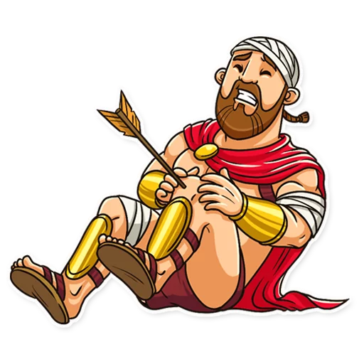 🤕 Стикер «This is Sparta!» для Telegram