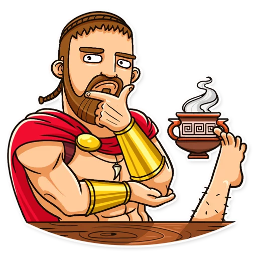 🤔 Стикер «This is Sparta!» для Telegram