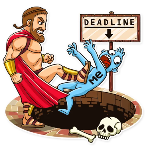😩 Стикер «This is Sparta!» для Telegram