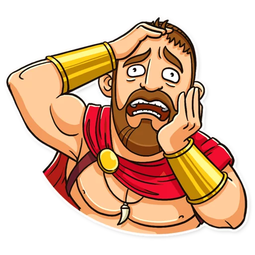 😨 Стикер «This is Sparta!» для Telegram