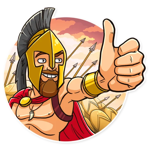 👍 Стикер «This is Sparta!» для Telegram