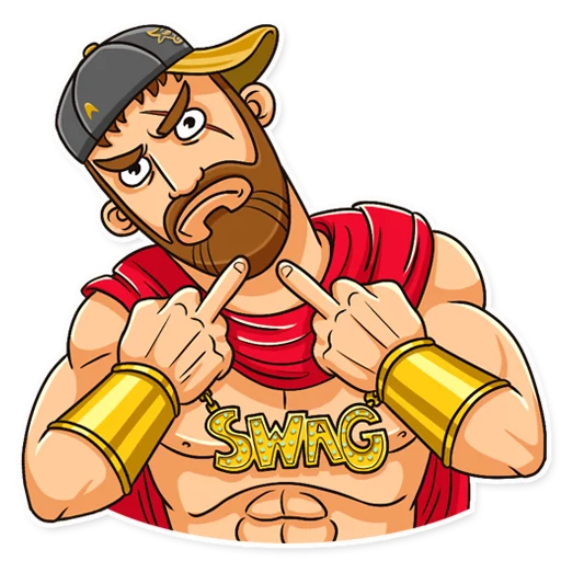 🖕 Стикер «This is Sparta!» для Telegram