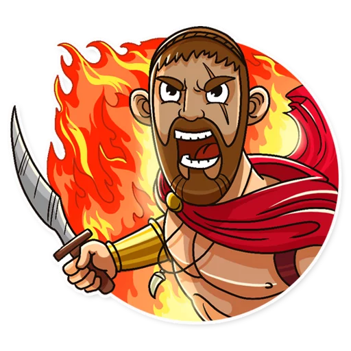 😡 Стикер «This is Sparta!» для Telegram