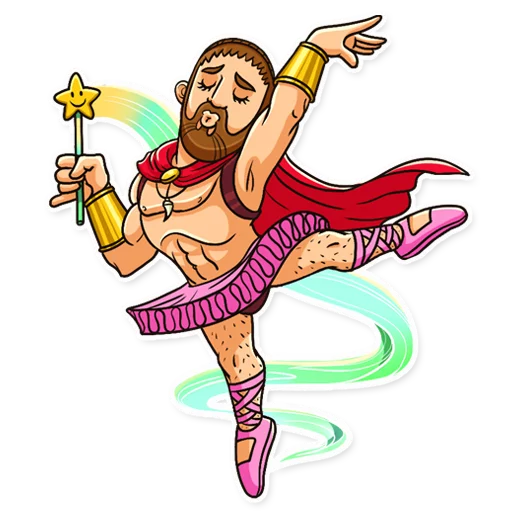 🦄 Стикер «This is Sparta!» для Telegram