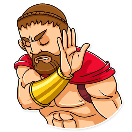 🙅 Стикер «This is Sparta!» для Telegram